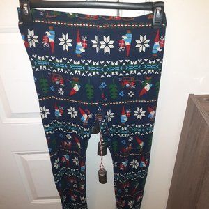 Hanna Andersson Christmas Holiday Leggings / Pajama pants Size L
